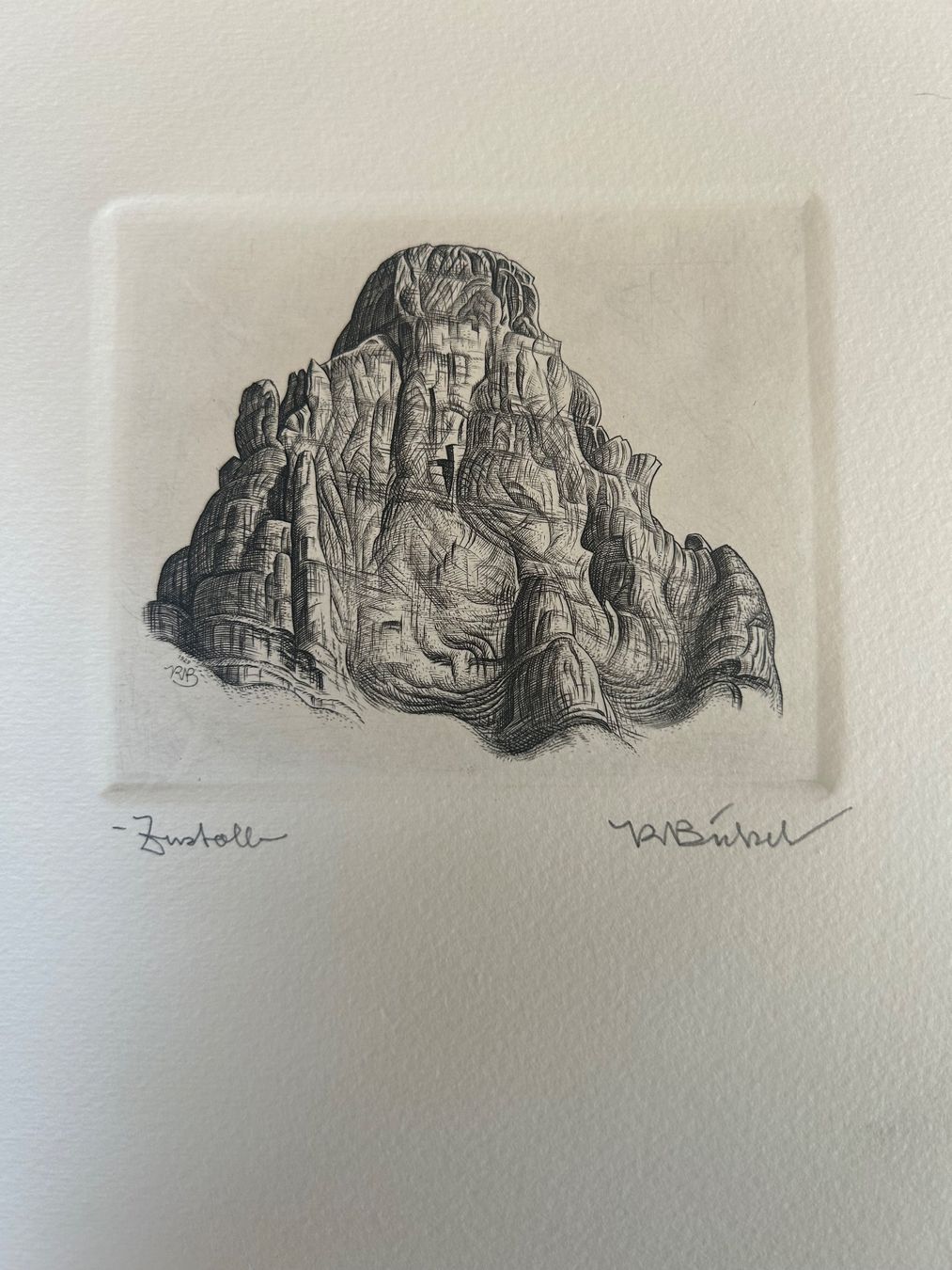Gravures: Karl Bickel Orginal Stich – D'occasion à Masein par Ceccerelli 1