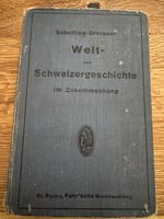 Antikes Buch Welt- und Schweizergeschichte im Zusammenhang 