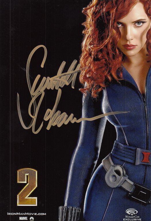 Autogramme: IRON MAN Scarlett JOHANSSON / AUTOGRAM – Gebraucht aus Egg b. Zürich von Dbunny