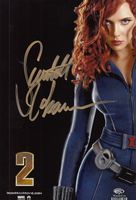 IRON MAN Scarlett JOHANSSON / AUTOGRAM