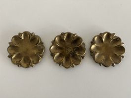 3 Stk. Vintage Messing Schälchen