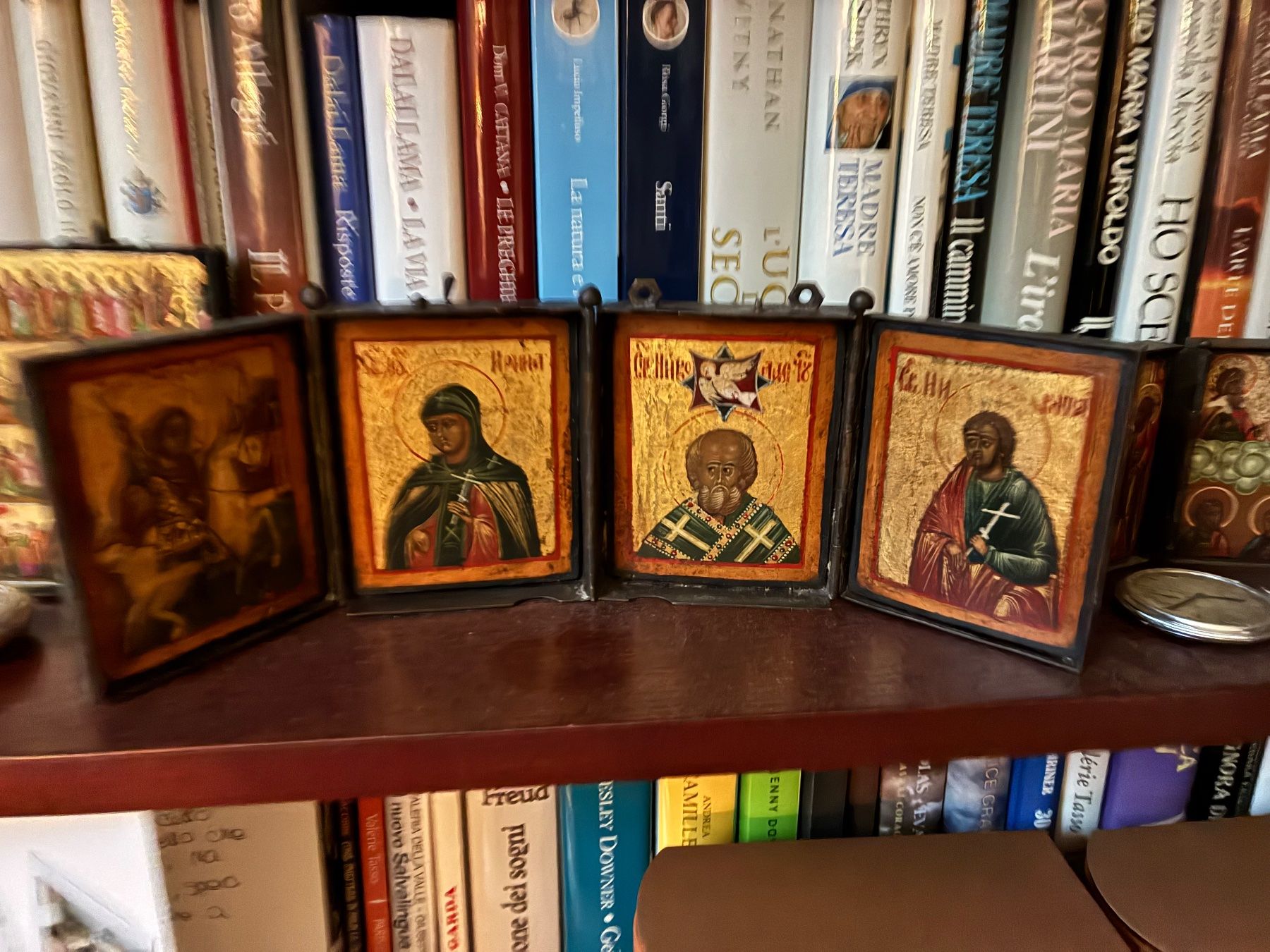 Gemälde: Icona antica da viaggio, a libro – Gebraucht aus Savosa von Fransis 9
