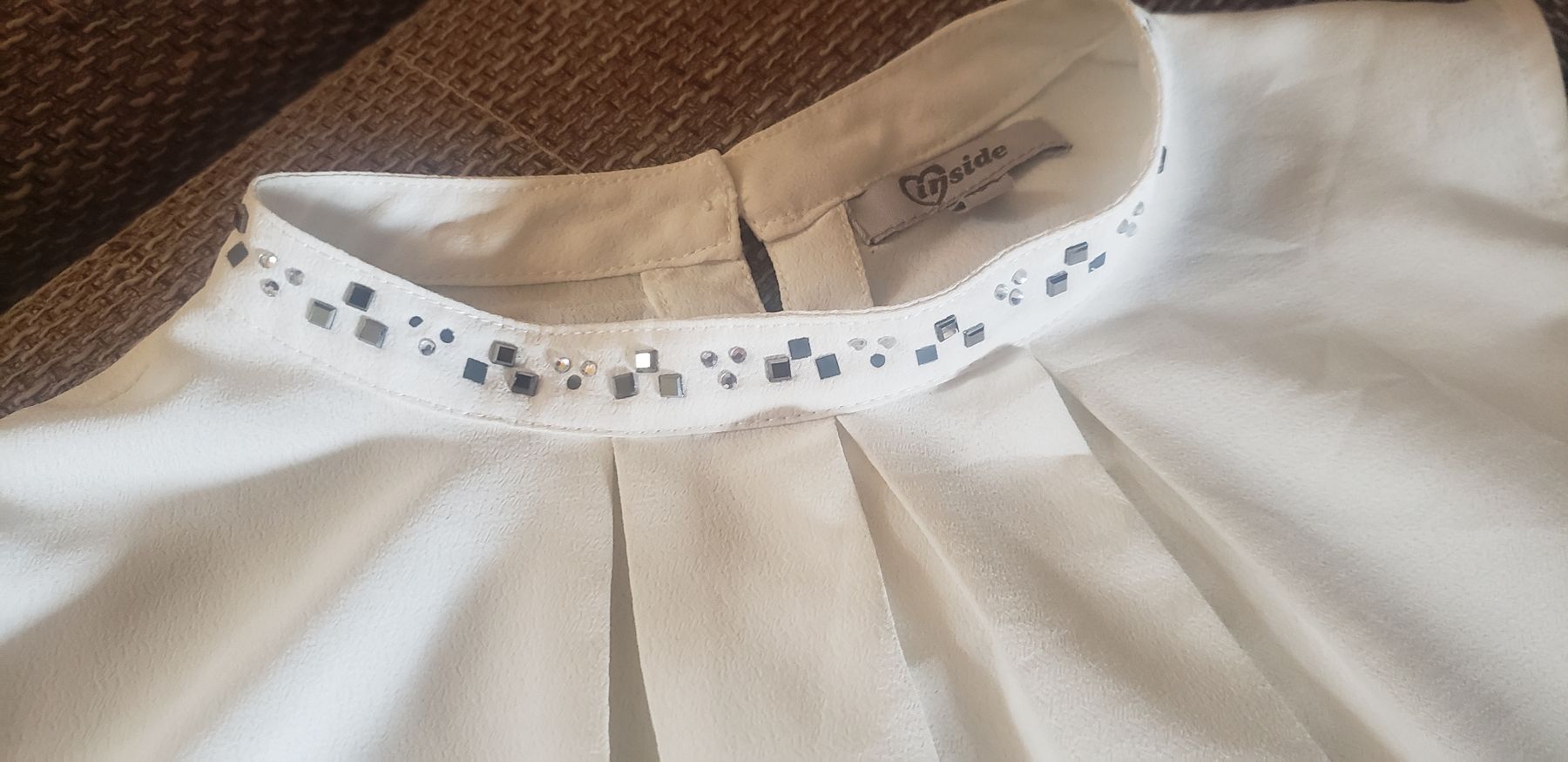 Blusen: Chemisier blanc InSide – Gebraucht aus Le Séchey von Jill93