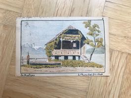 1918, Postkarte mit CH „138II / 138 III“