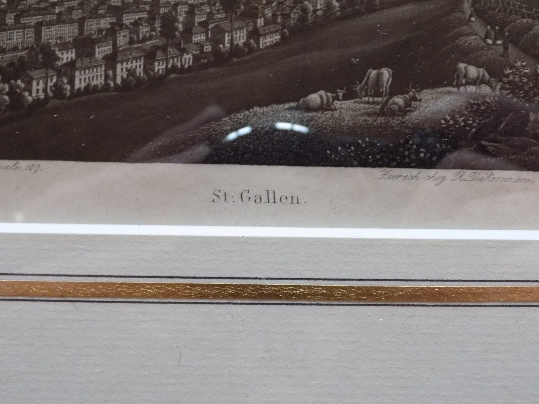Incisioni: St.Gallen von Dikenmann – Usato da Risch venduto da Rischli15 2