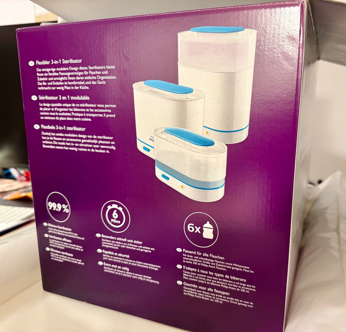 Philips Pasti del neonato: Philips Avent Sterilisator – Usato da Baar venduto da m83_q9rk 1