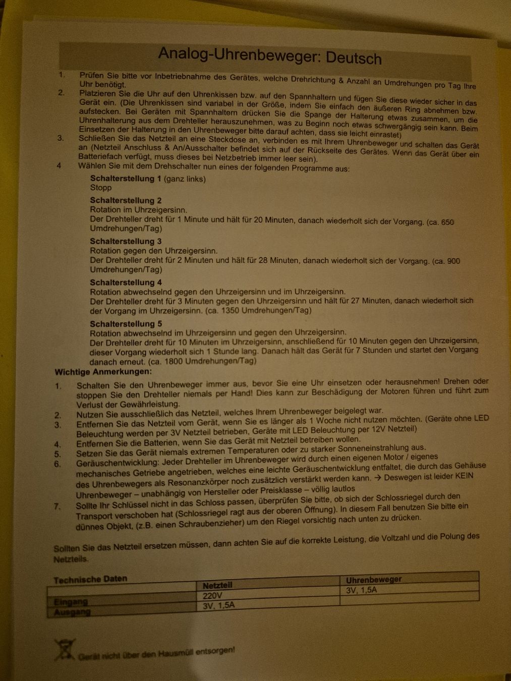 Tutte le macchine: Uhrenbeweger - NEU – Nuovo (secondo la descrizione) da Sumvitg venduto da Moka96 3