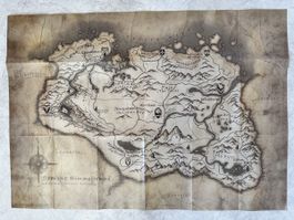 Original Skyrim Landkarte 🗺️ The Elder Scrolls V