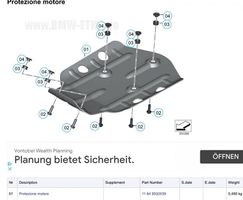 BMW R 1200 GS (2013-18) piastra paramotore NUOVA originale