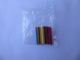 18 farbige Steck Stäbe Kunststoff, 43mm, neu