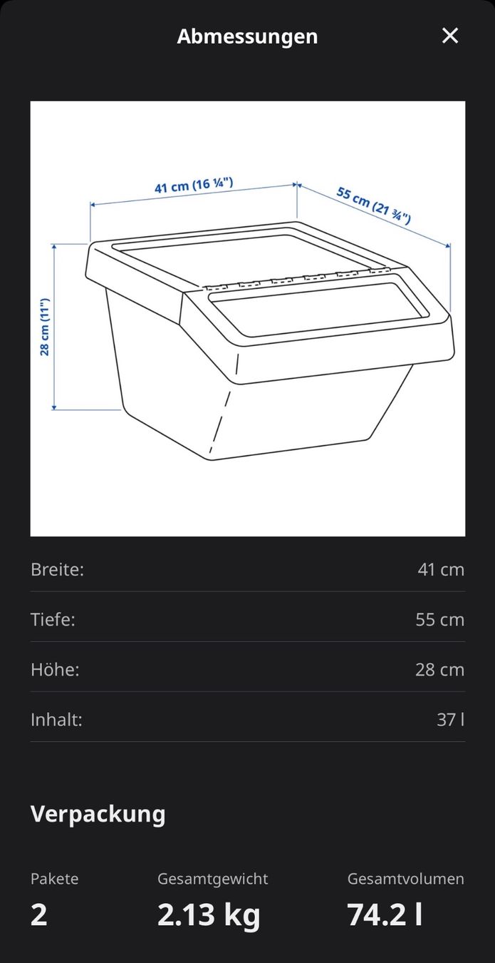 Ikea Contenitori & Simili: Stapelbare Abfallbehälter PET, Glas, ALU IKEA – Usato da Buchrain venduto da Babyblau777 1