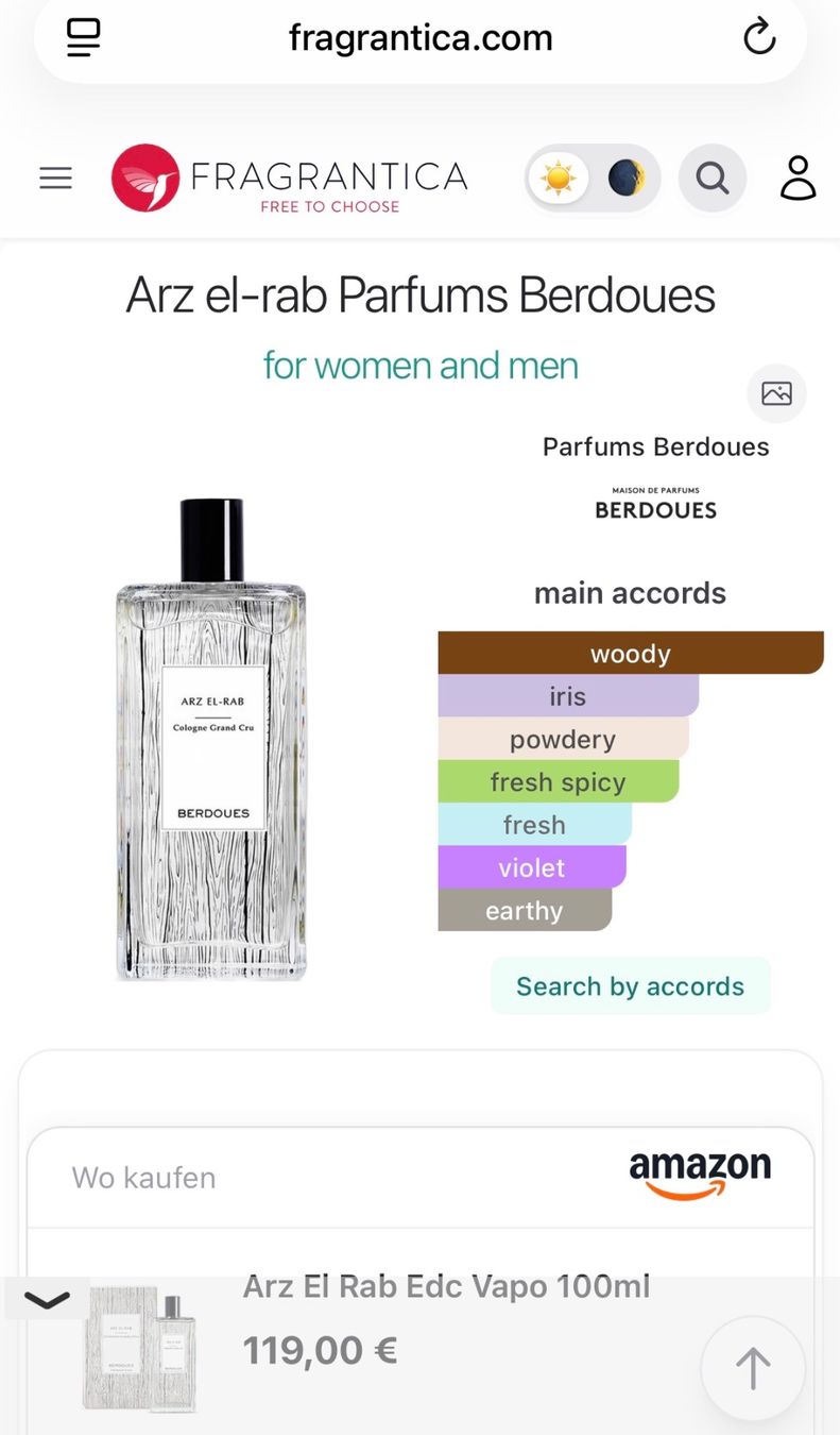 Profumi & Eau de Toilette: BERDOUES Arz El-Rab Abfüllung EDP 2ml. – Nuovo e nell'imballaggio originale da Zürich venduto da deruja 4