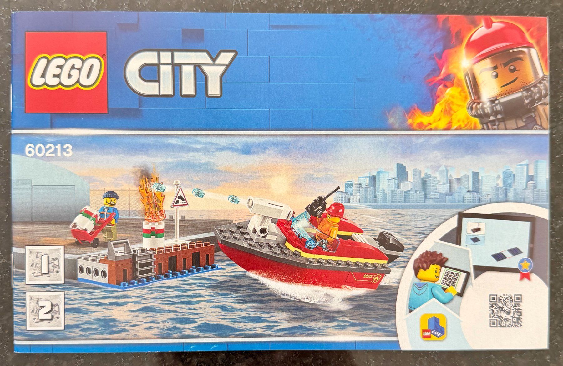 Lego Kit di costruzioni: Lego City 60213 - Dock Side Fire – Usato da Höri venduto da PSMarinho