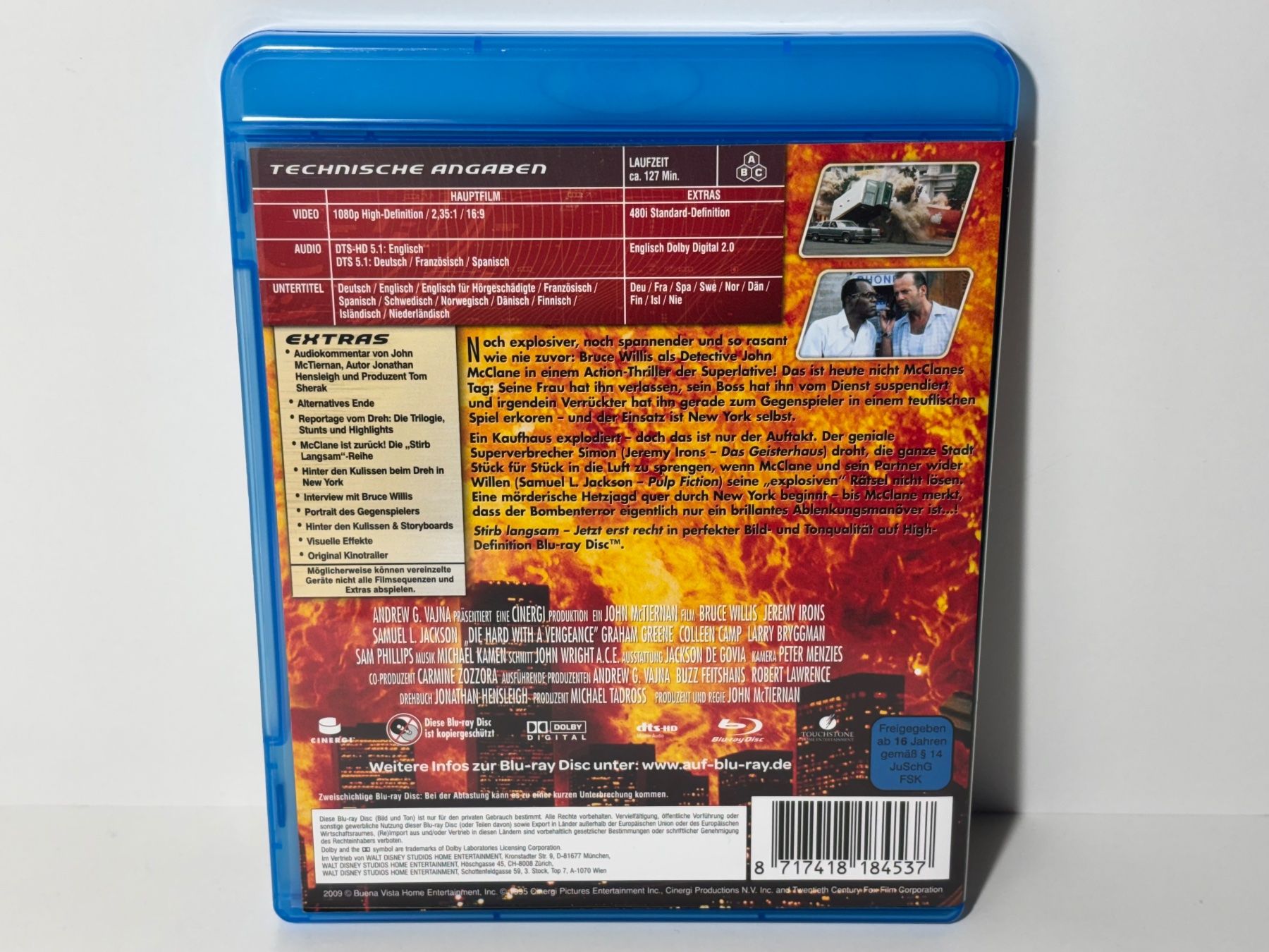 Tutti i DVDs: Stirb langsam 3 - Jetzt erst recht Blu Ray – Usato da Wilderswil venduto da Sstriker 1