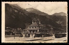 Frutigen, Bahnhof der Berner Alpenbahn