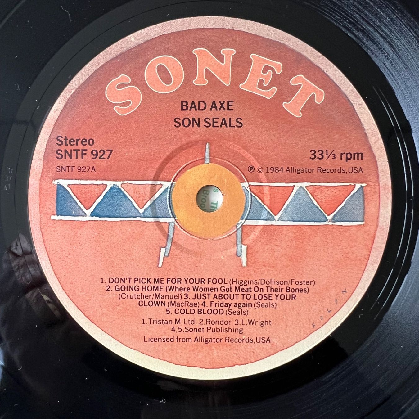 Dischi in vinile: Son Seals - Bad Axe / 1. UK-Press. 1984 - TOP – Usato da Gais venduto da soundcave57 4