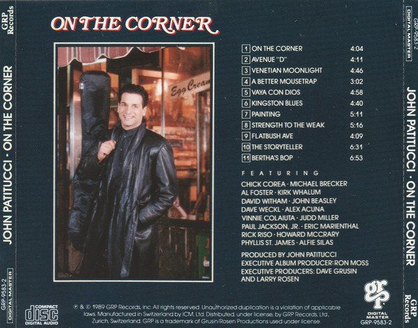 CD: John Patitucci with Eric Marienthal, Chick corea, Al Foster, – Usato da Unterbäch venduto da gond 1
