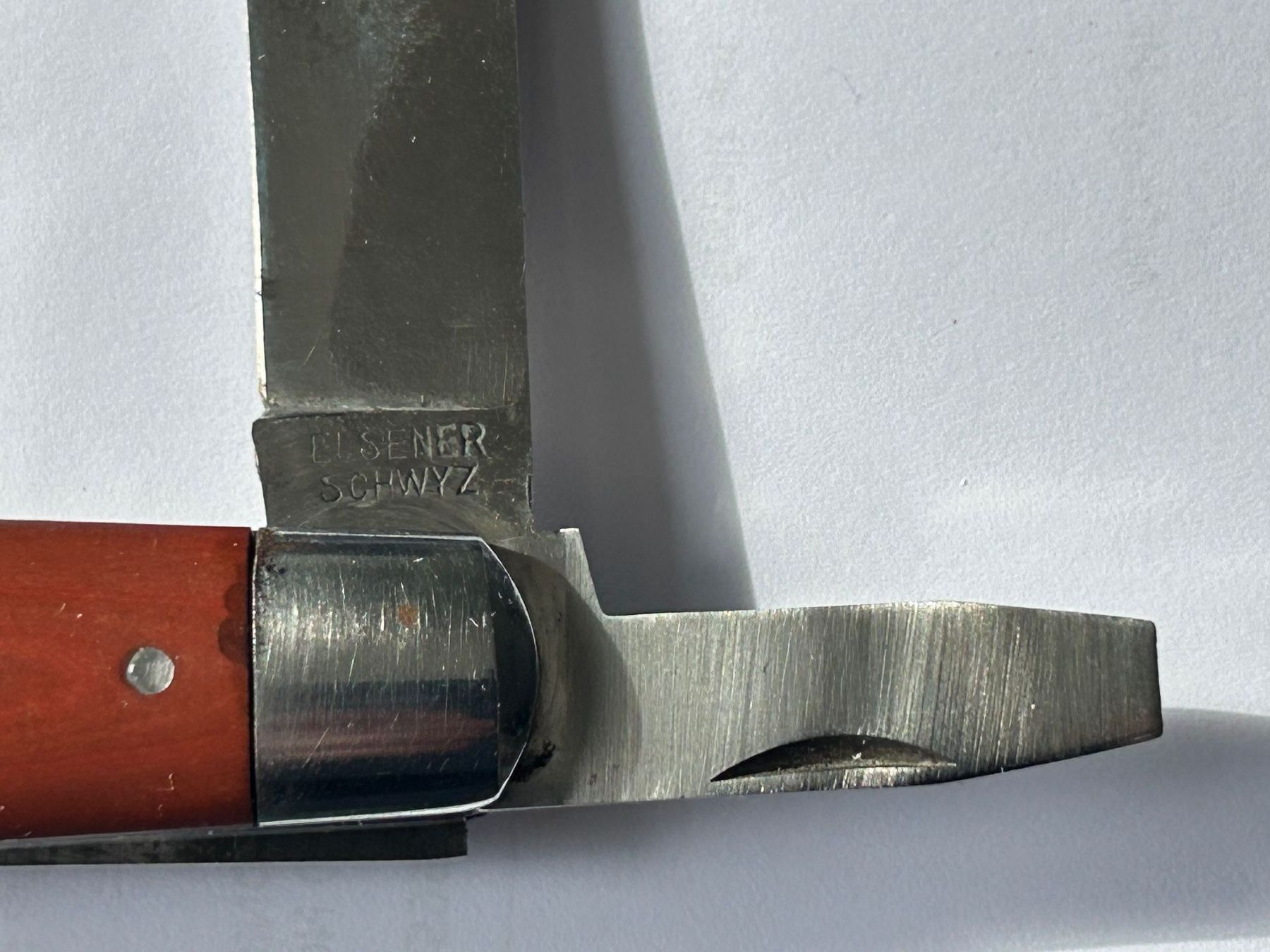 Schweizer Armee Coltelli tascabile: Militär-Sackmesser Elsene 1950 – Usato da Etzelkofen venduto da Botti50 3