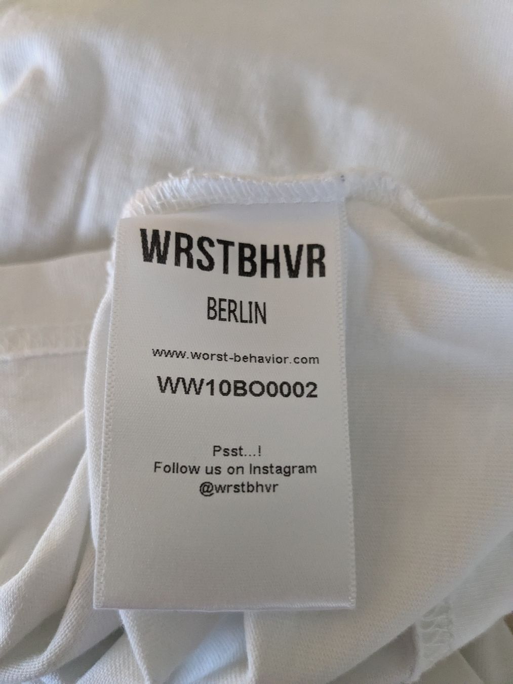 T-shirt: WRSTBHVR T-Shirt Gr. S – Usato da Winterthur venduto da Prishy 3