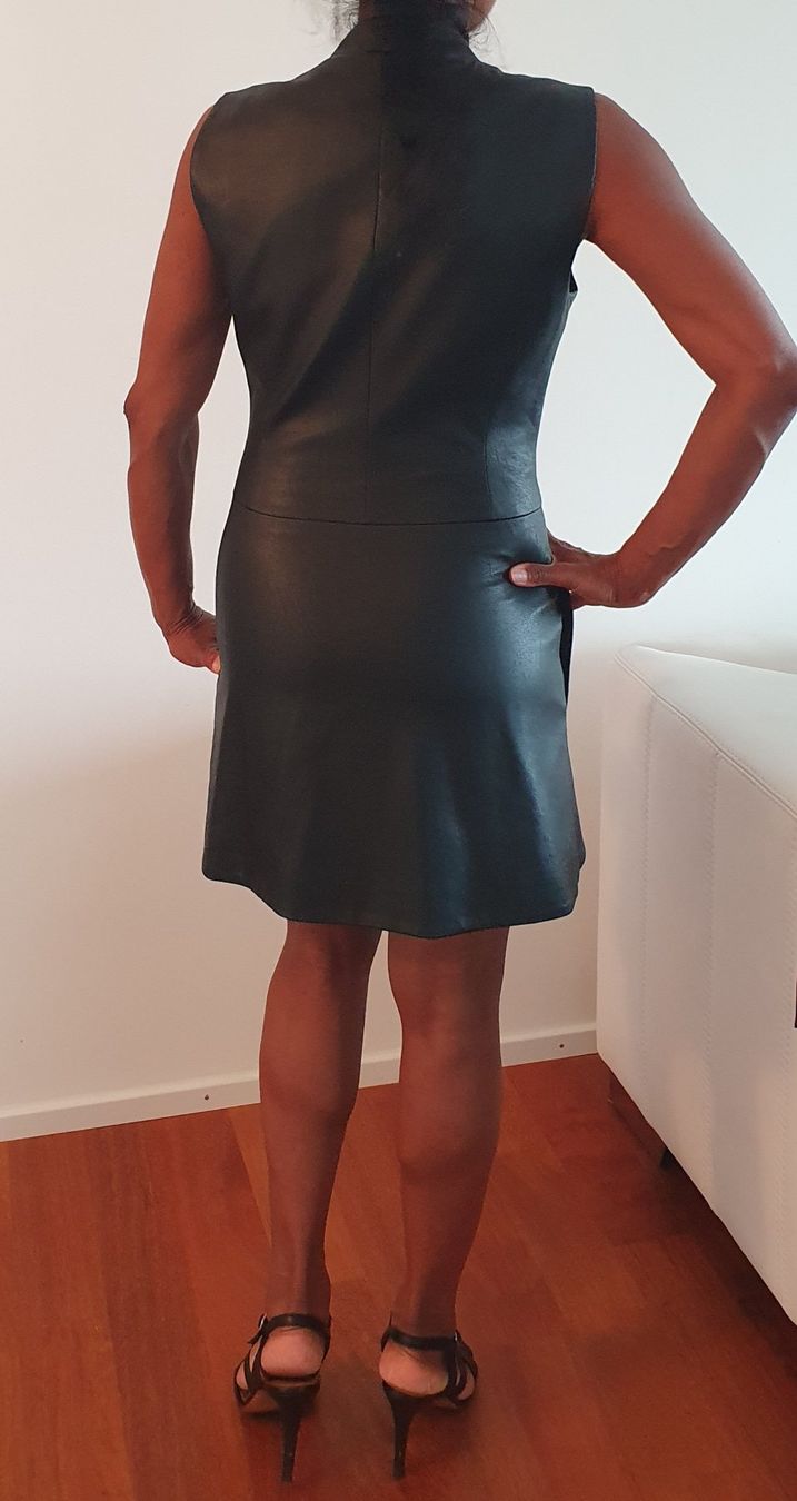 Robes: Kleid Bcbgmaxazria 34 Kunstleder schwarz – D'occasion à Stansstad par InStyle8 6