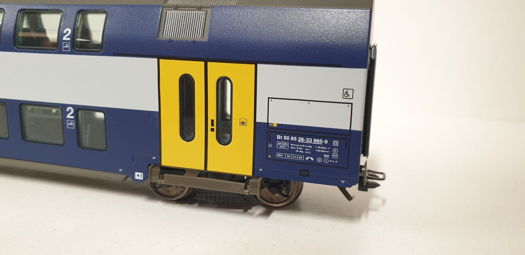 Fleischmann Modellini di ferrovie: Fleischmann S-Bahn Steuerwagen H0/AC 1632 – Nuovo (secondo la descrizione) da Geroldswil venduto da TopTrain54 5