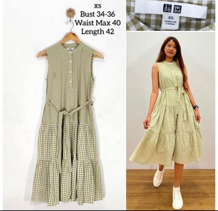 Uniqlo Cotton Midi Dress