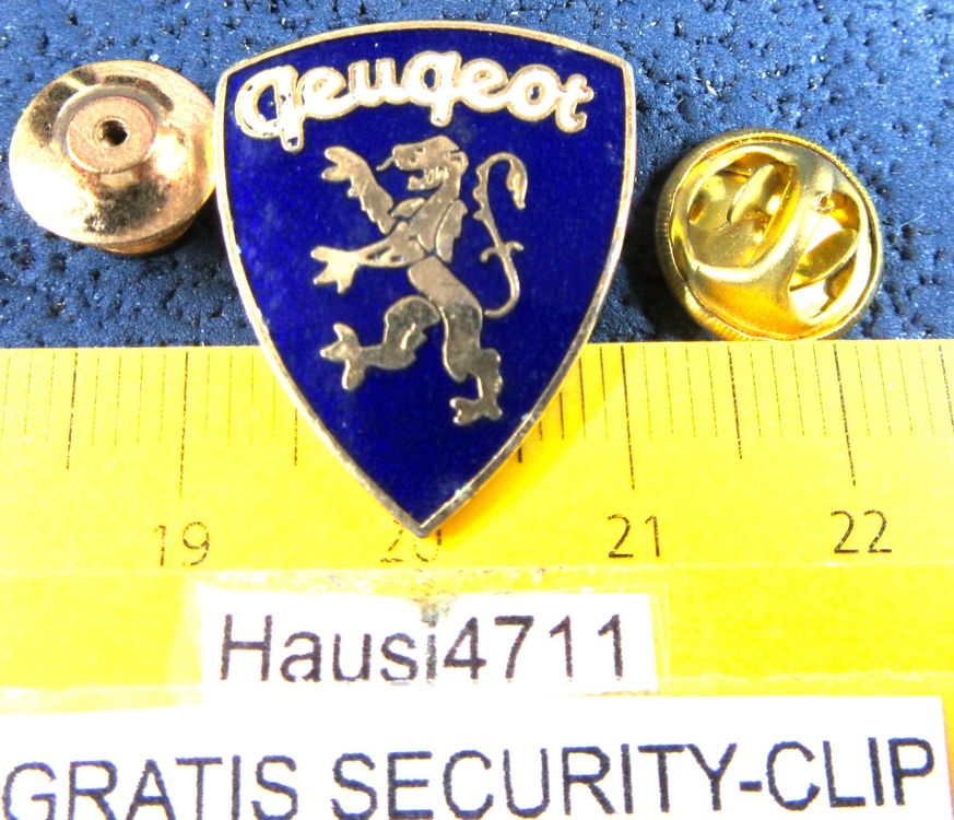 thumbnail image 2 of Peugeot Original Auto-Adhesive Lion Logo Badge Emblem – 4 X 4.5 Cm – Part 5421.12 2 of 6