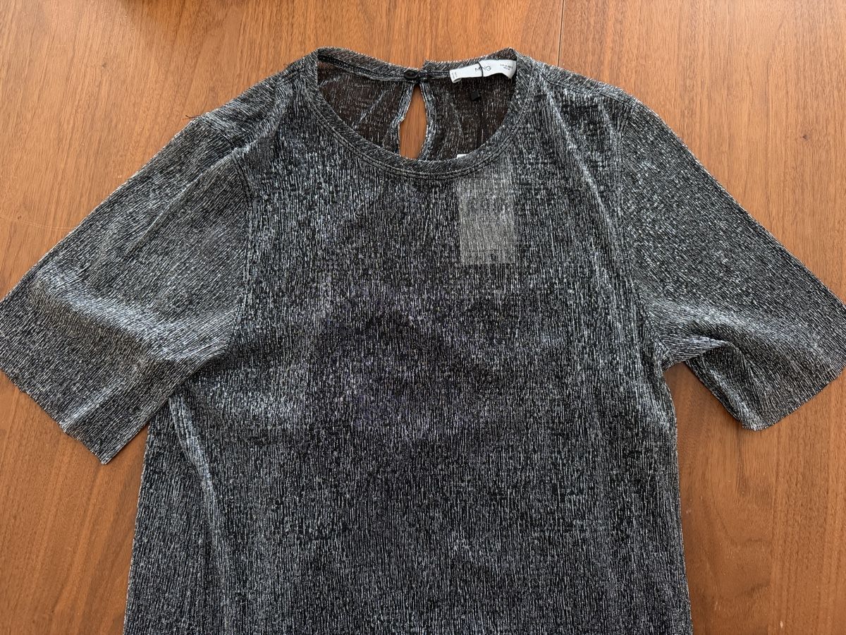 Mango Vestiti: Maxi-Kleid Silber Mango Grösse M – Nuovo e nell'imballaggio originale da Bertschikon Gossau venduto da chanty_7 3