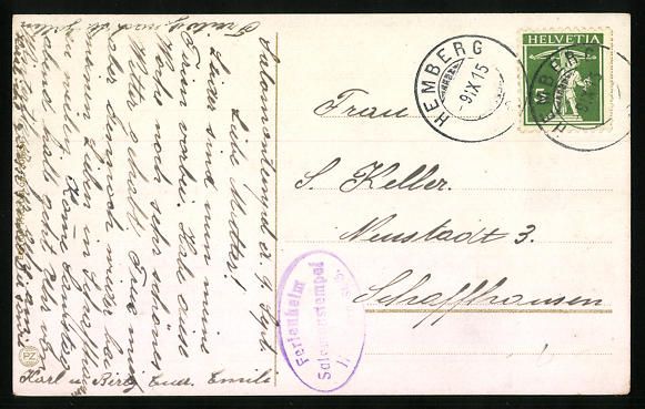Cartoline postali: Hemberg, Ausblick vom Ferienheim Salomon – Usato da Berlin venduto da bartko-reher 1