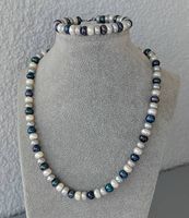 Set Kette und Armband mit Perlen