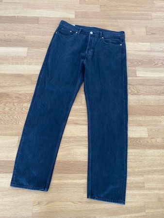 Schwarze H&M Jeans, Relaxed Fit, Grösse 36/32