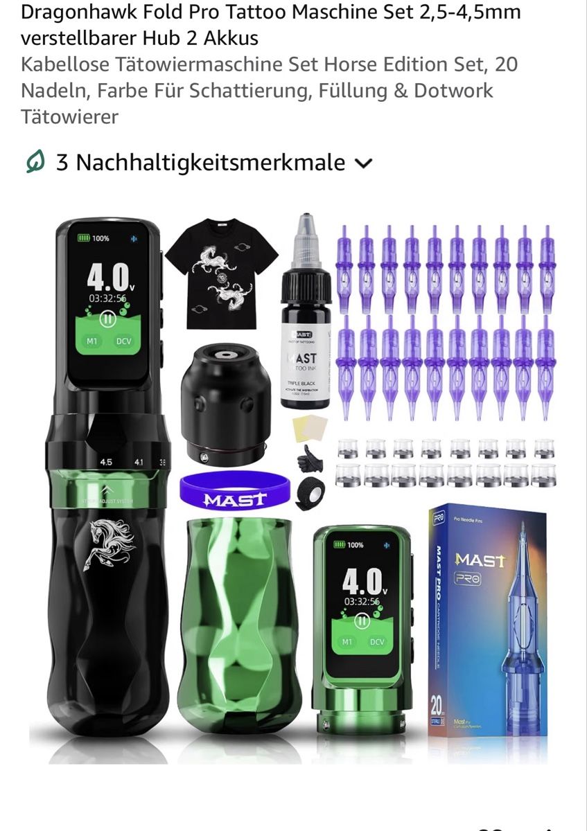 Alle Maschinen: Tattoo maschine  – Neu und originalverpackt aus Herisau von StarlightThaler 5
