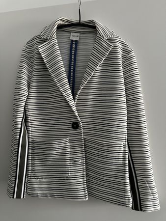 Sommerblazer Ge. 36 weis/olive/schwarz