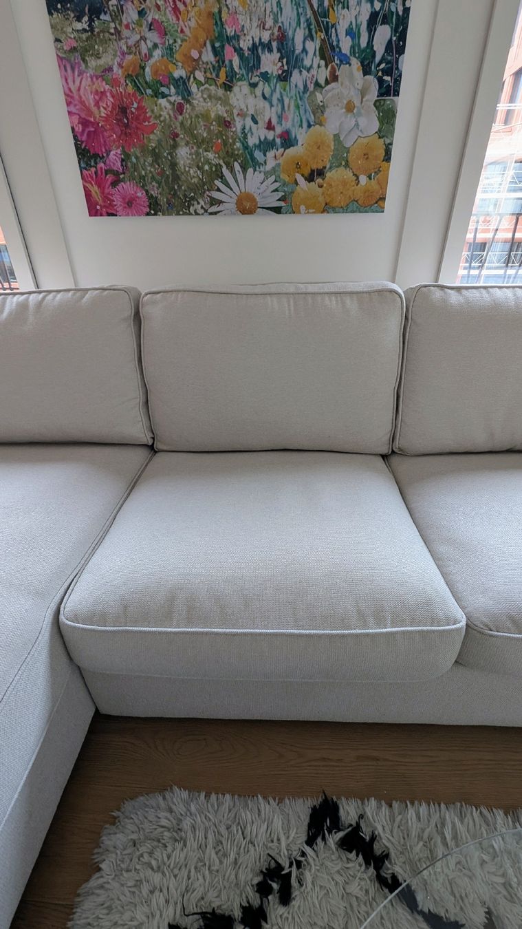 Divani: L-shaped Sofa in very good condition - beige – Usato da Zürich venduto da law_ggp7 2