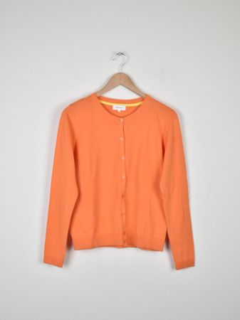 Darling Harbour Cardigan, orange, Gr.M, neuwertig, Baumwolle