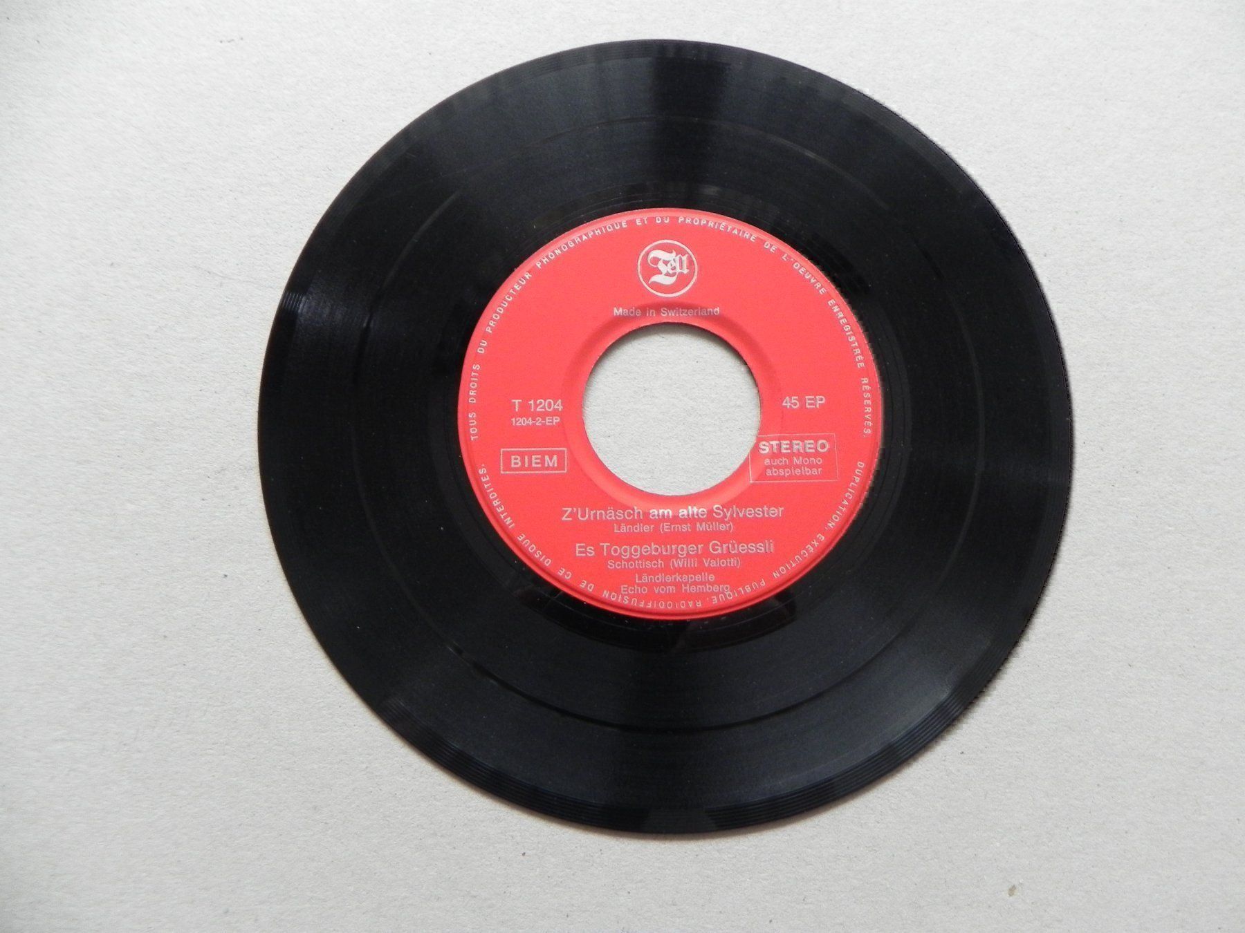 Dischi in vinile: Single Volksmusik Echo vom Hemberg SG – Usato da Siebnen venduto da krimsie 2
