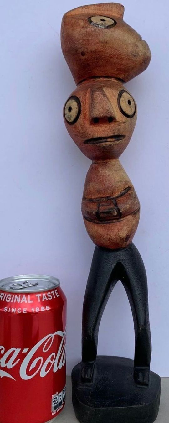 Sculture & Statue: Holz Skulptur Double Mind – Usato da Olten venduto da sportwelt 1