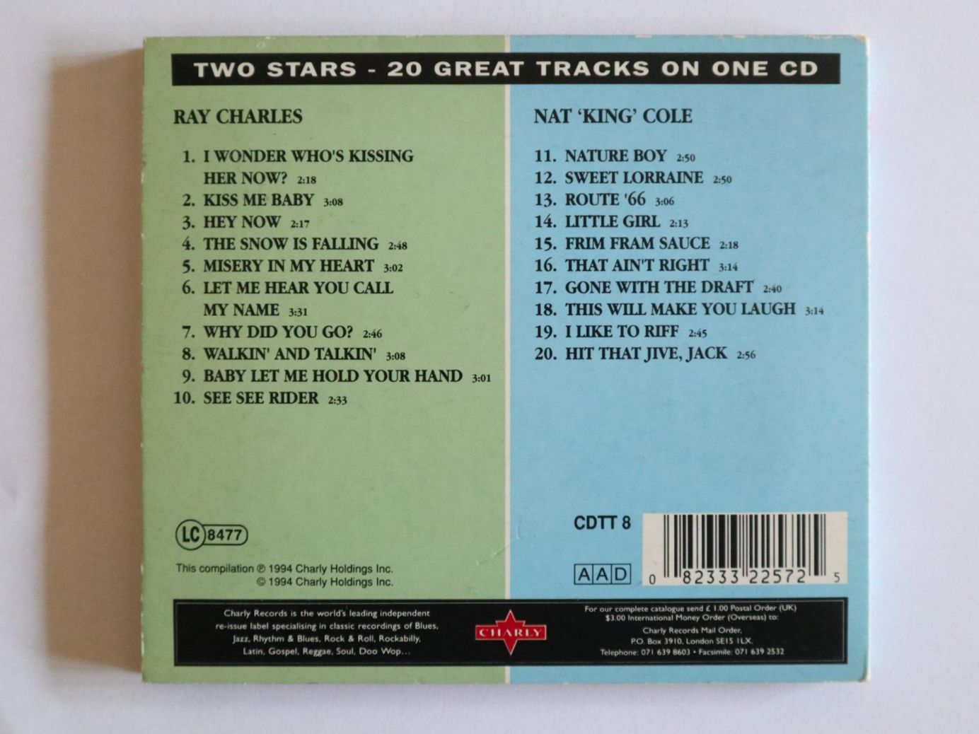 CDs: CD Ray Charles , Nat King Cole , Two On One CD – Gebraucht aus Eschenbach SG von Astalavista 1
