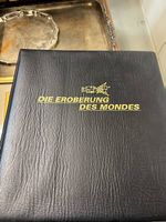 Briefmarken Sammleralbum "Die Eroberung des Mondes"