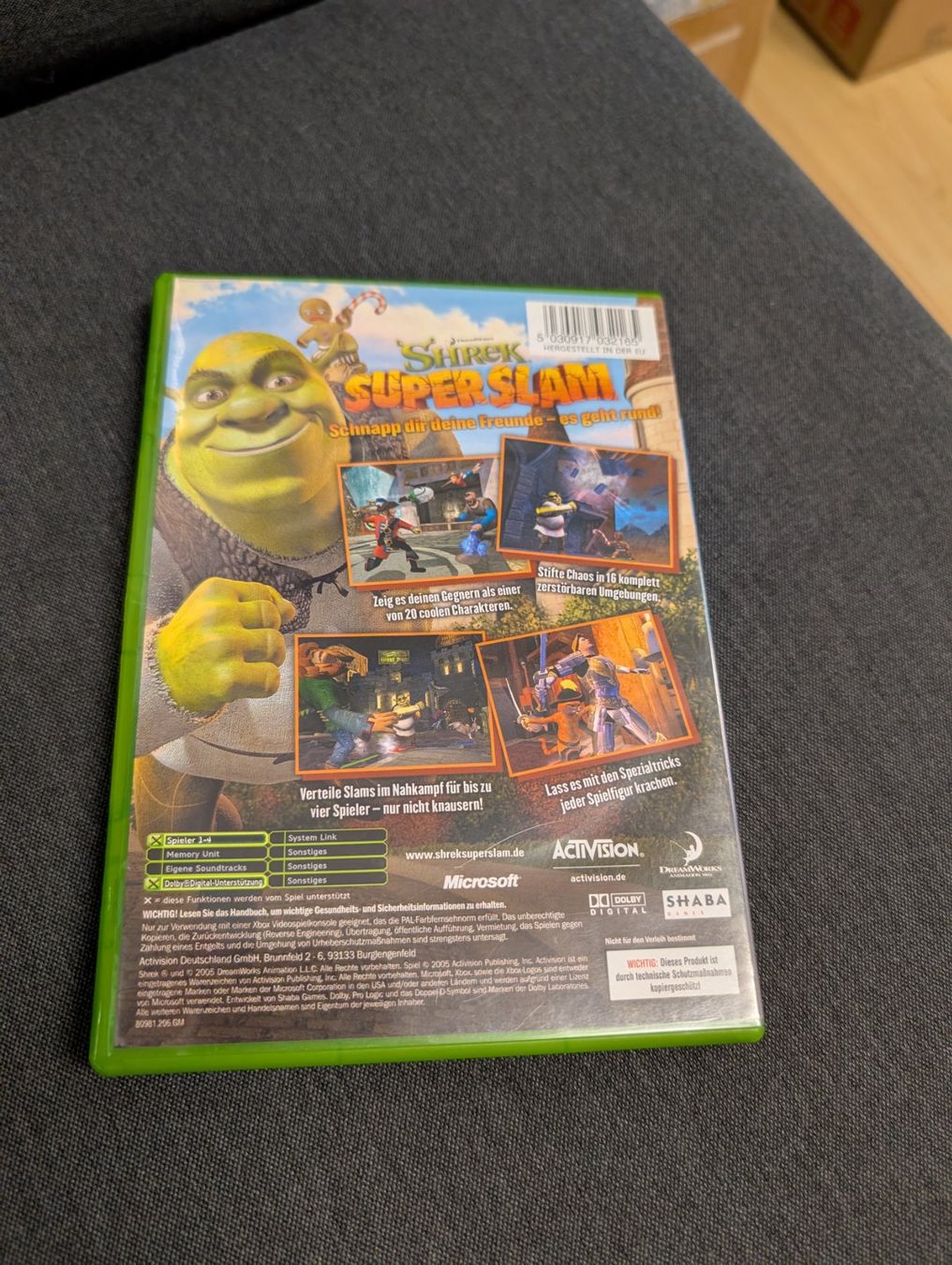 Giochi: Shrek super slam microsoft Xbox – Usato da Giubiasco venduto da Ticinerd 1