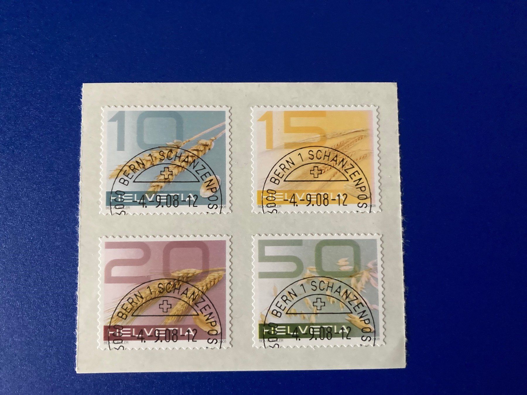Tutti i francobolli: Markenserie Getreide mit ET-Stempel – Nuovo (secondo la descrizione) da Ringgenberg BE venduto da Tennis1140