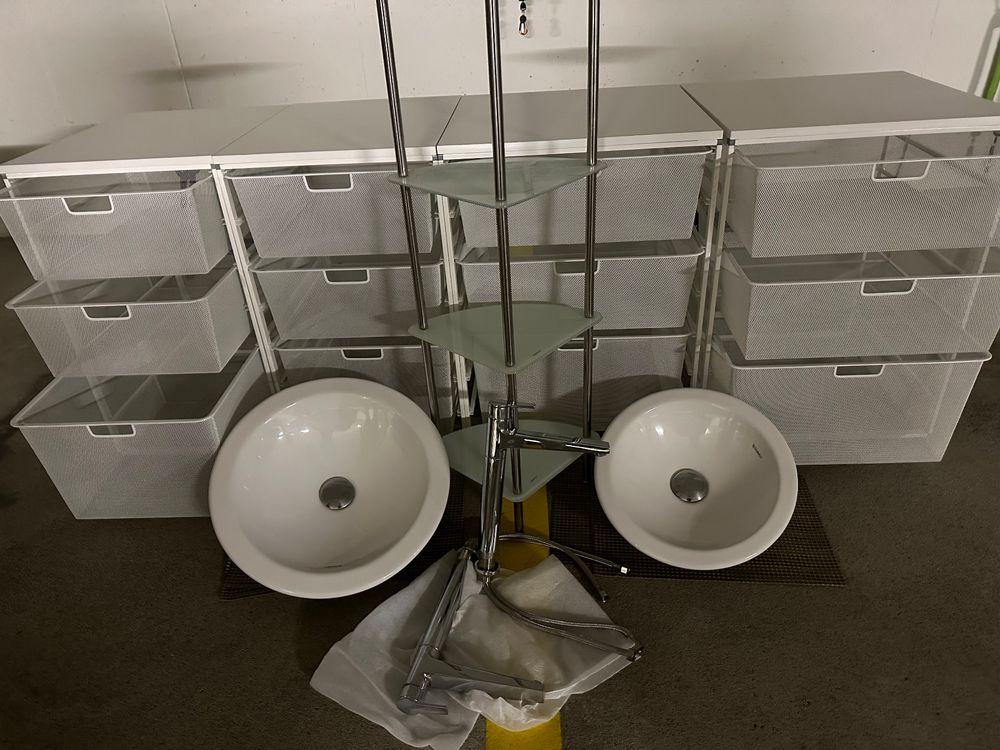 Free zum mitnehmen Elfa Schubladen system und Wassehahn Kaufen auf Ricardo