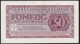 Deutschland 50 Reichsmark Deutsche Wehrmacht 1944