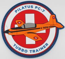 Pilatus PC-7 Turbo Trainer Patch mit Klett.