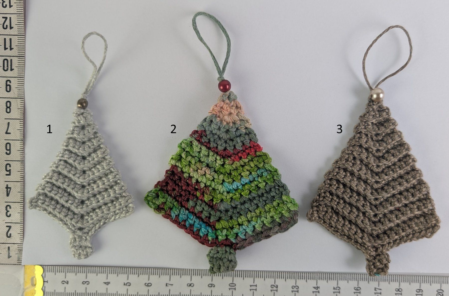 Tutte le decorazioni: Handgemachter Stern Anhänger oder Weihnachtsbaum Häkelarbeit – Nuovo (secondo la descrizione) da Zürich venduto da 1.Simon 2