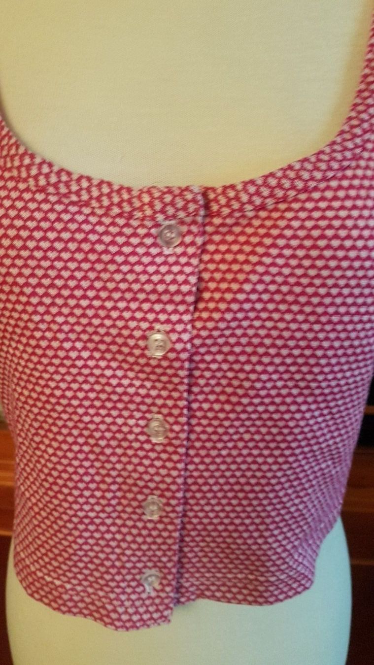 Tops: Kurzes rot-weiss sexy Top – Neu (gemäss Beschreibung) aus Oberengstringen von Asteroid56 2