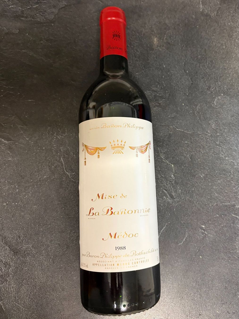 Vino: 12 Flaschen Baron Philippe de Rotschild 1988 – Nuovo e nell'imballaggio originale da Brunnen venduto da Artemis53 3