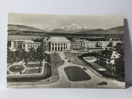 Genève , Palais de I' O.N.U. et le Mt. Blanc