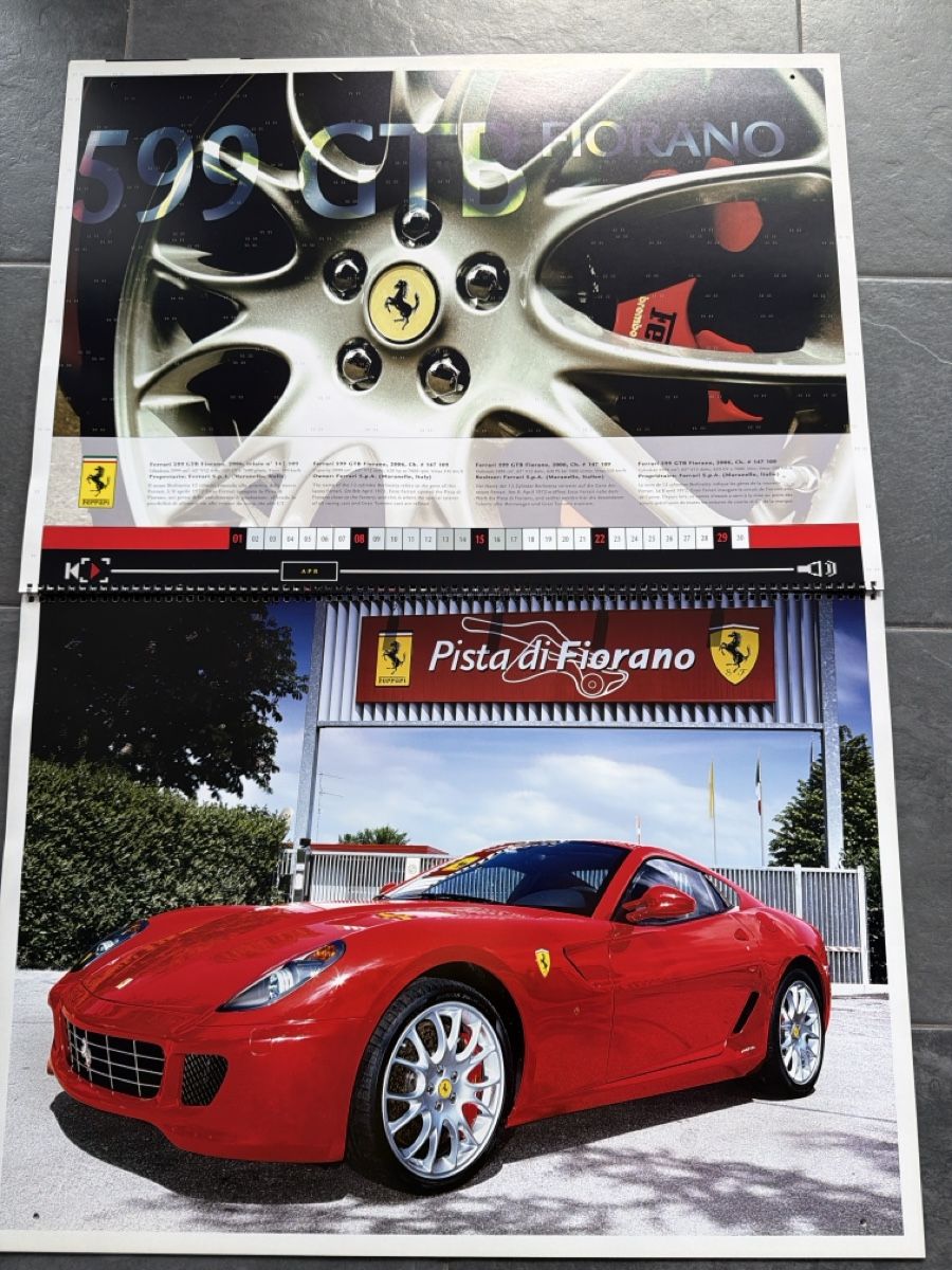 Ferrari Kalender: Original Ferrari Kalender 2007 – Gebraucht aus Wolfwil von Rolex1 4
