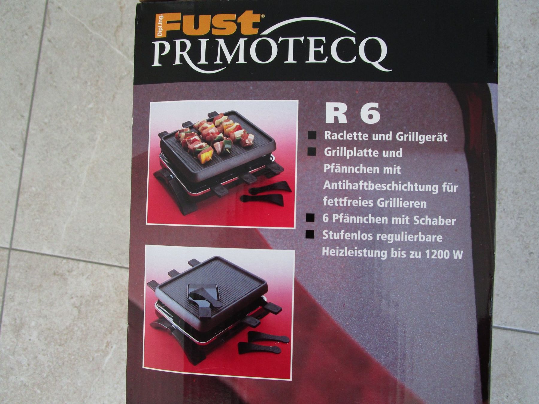 Elettrodomestici da cucina: Elektrischer Racletteofen / Tischgrill – Nuovo e nell'imballaggio originale da Grenchen venduto da Uhus15 2